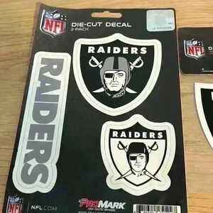 Las Vegas Raiders die cut decals